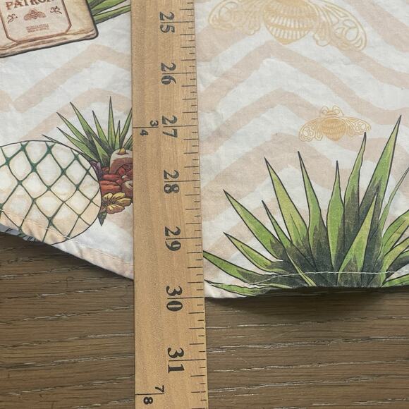 Simply Perfect Patron Tequila Hawaiian Button Down Shirt Mens Large Alcohol - Picture 11 of 11